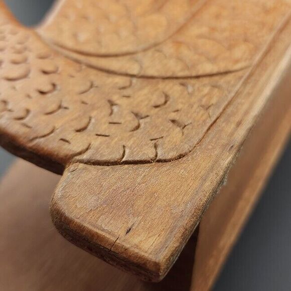 Vintage Wood Duck Napkin Holder Desk Caddy Country Rustic Folk Art‎ - Picture 5 of 7